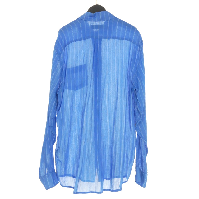 未使用品 アワーレガシー OUR LEGACY INITIAL SHIRT Blue Rayon Plait