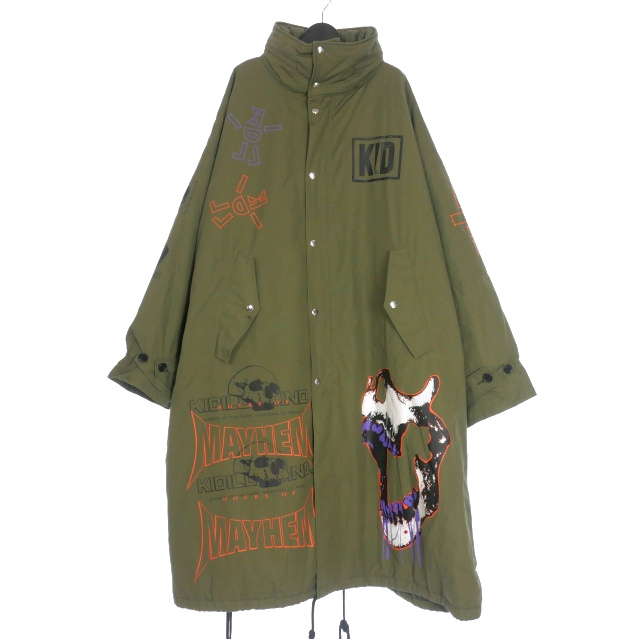 未使用品 キディル KIDILL 23AW MODS COAT MULTI PRINT プリント