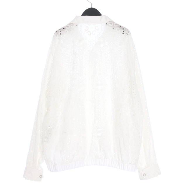 トーガ TOGA VIRILIS 24SS コットン レースシャツジャケット ブルゾン 