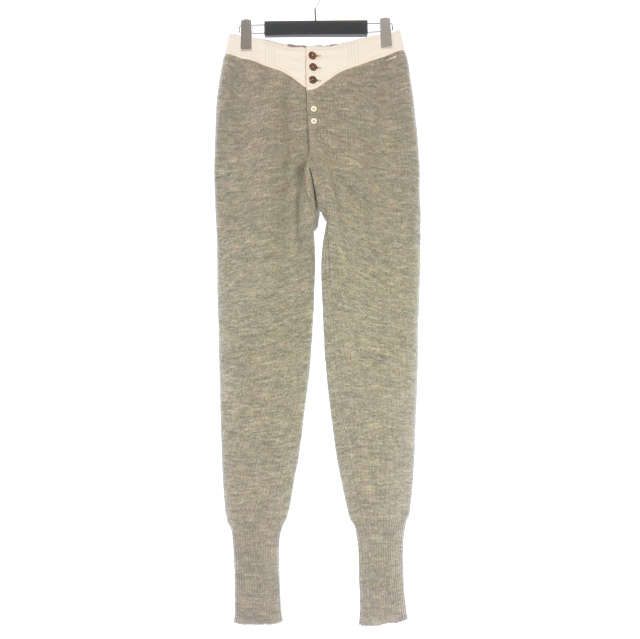 ディースクエアード DSQUARED2 23AW ウール ニットパンツ M グレー