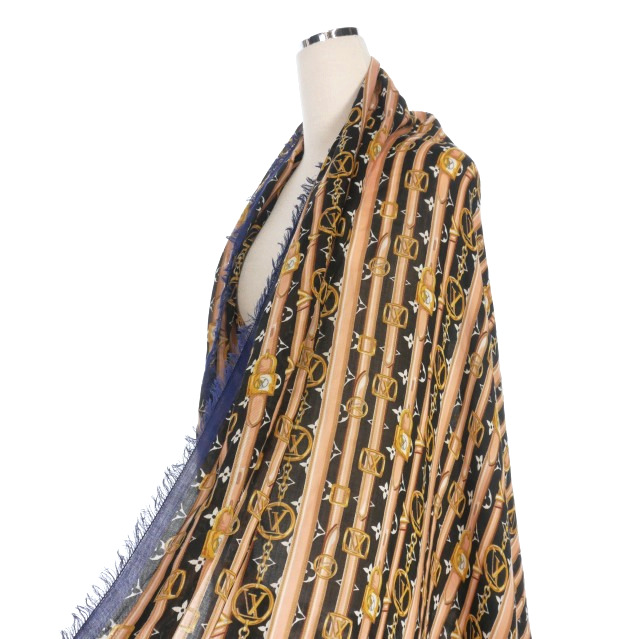 ルイヴィトン LOUIS VUITTON Monogram Forever 大判 ストール ショール