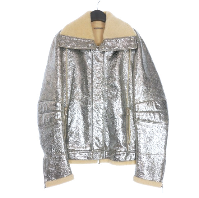 ボッテガヴェネタ BOTTEGA VENETA 12AW メタリック加工 シアリング