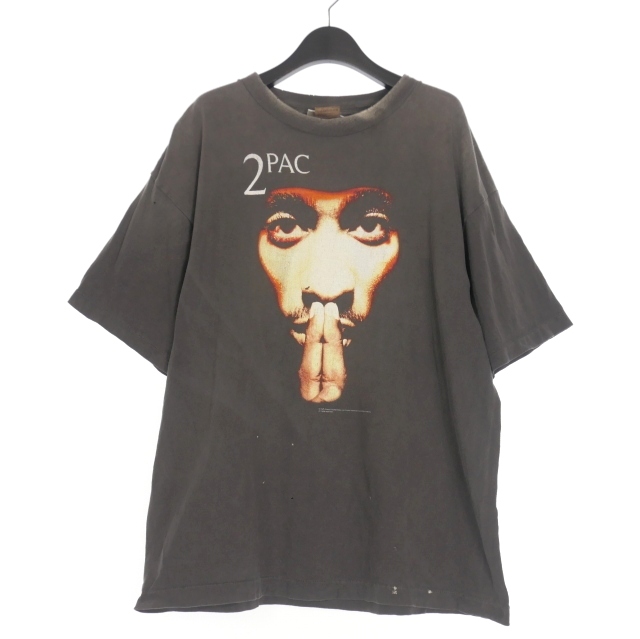 【バブリガ】25SS セントマイケル 2PATシャツ SAINT M×××××× - セントマイケル25SS 2PAC 2PC_SS TEE(SM-HR8-0000-C14