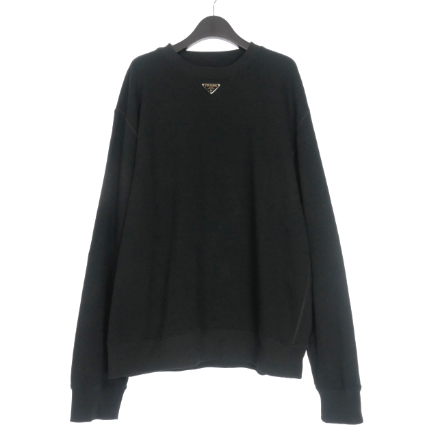 プラダ PRADA 23AW トライアングルロゴ クルーネック オーバーサイズ