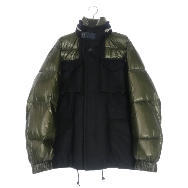 サカイ sacai 心斎橋PARCO限定 20AW ミリタリー パファージャケット 