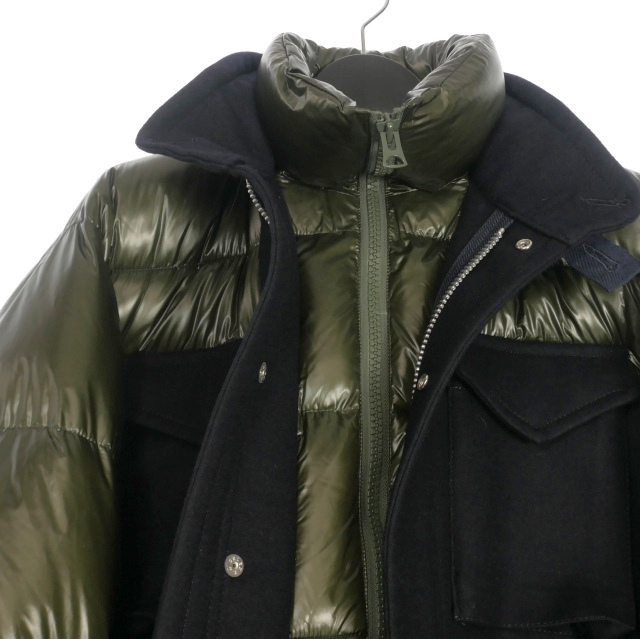 サカイ sacai 心斎橋PARCO限定 20AW ミリタリー パファージャケット