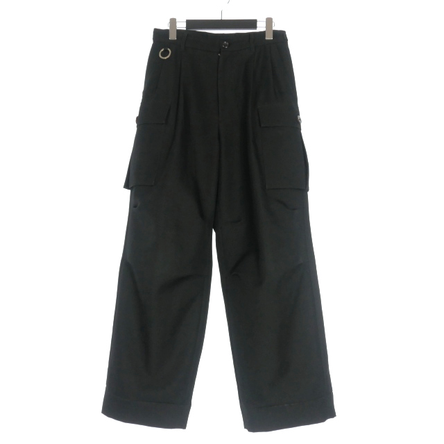 タロウホリウチ TARO HORIUCHI ワイドカーゴスラックス パンツ 44
