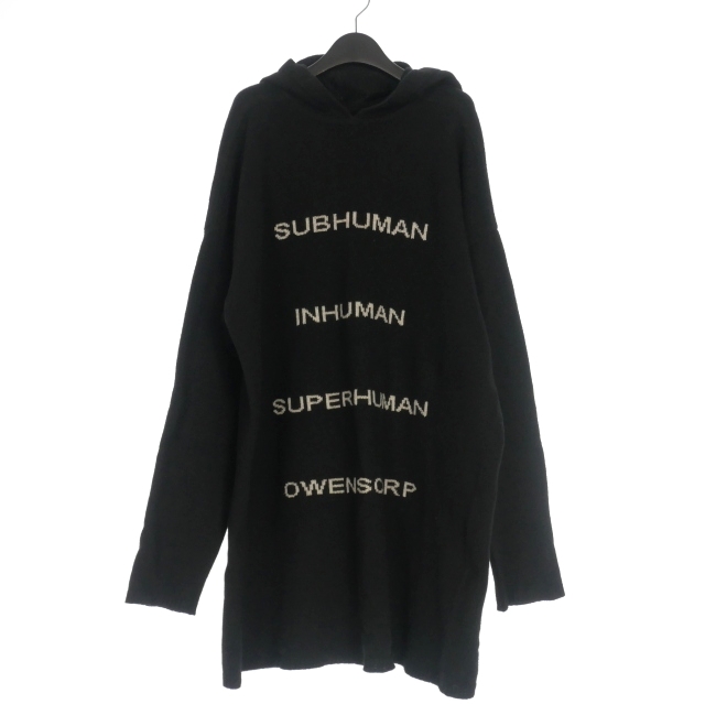 リックオウエンス Rick Owens Tommy Hoodie カシミヤ ニットフーディ 