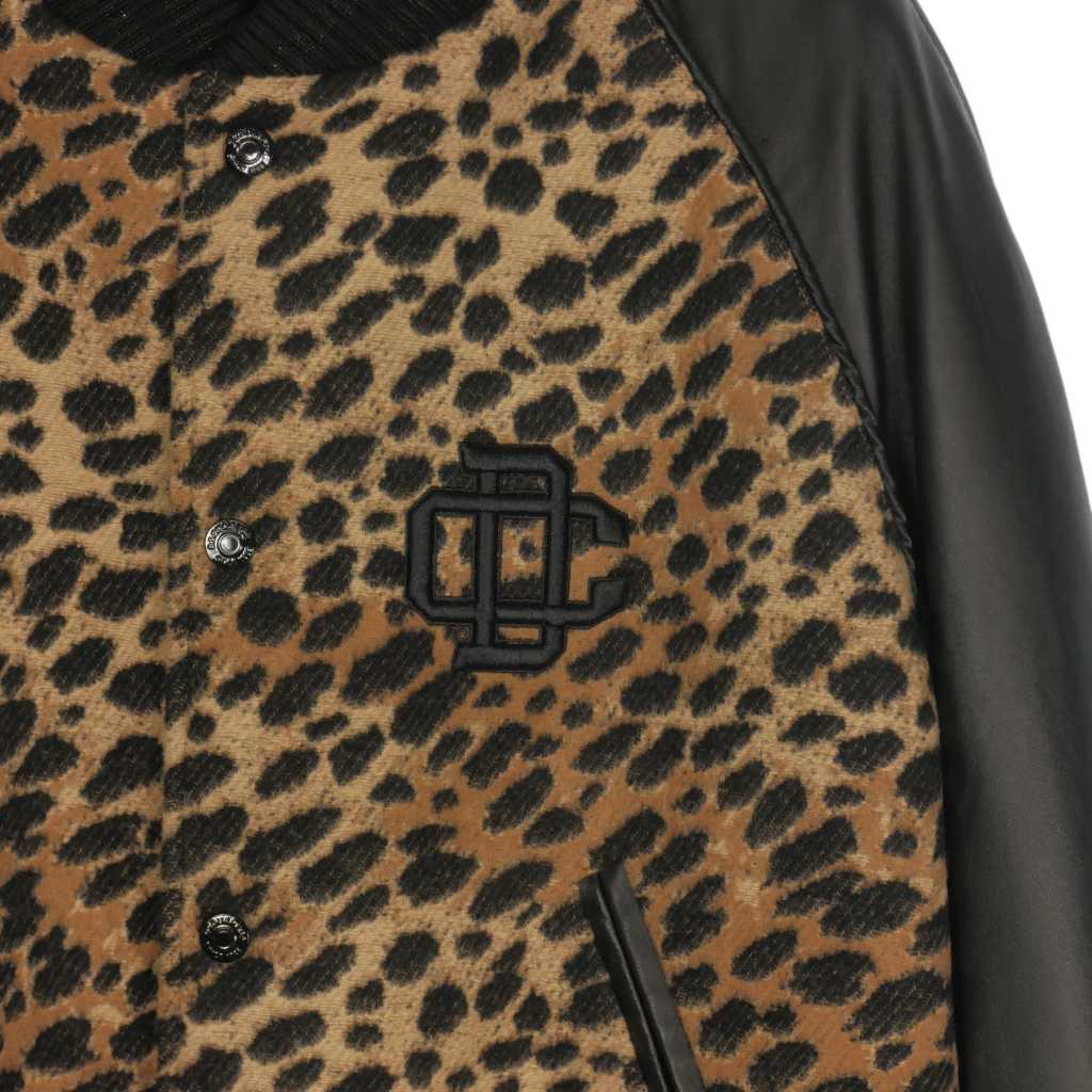 ディースクエアード DSQUARED2 23AW College Bomber Jacket レオパード