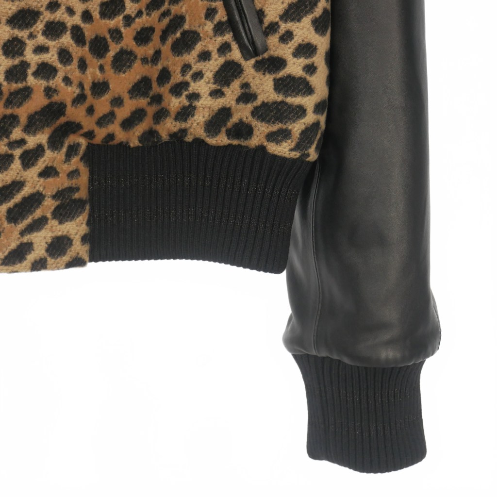 ディースクエアード DSQUARED2 23AW College Bomber Jacket レオパード