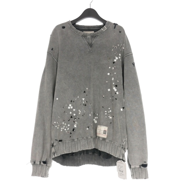 ミハラヤスヒロ MIHARA YASUHIRO 25AW EMBELLISHED BLEACHED