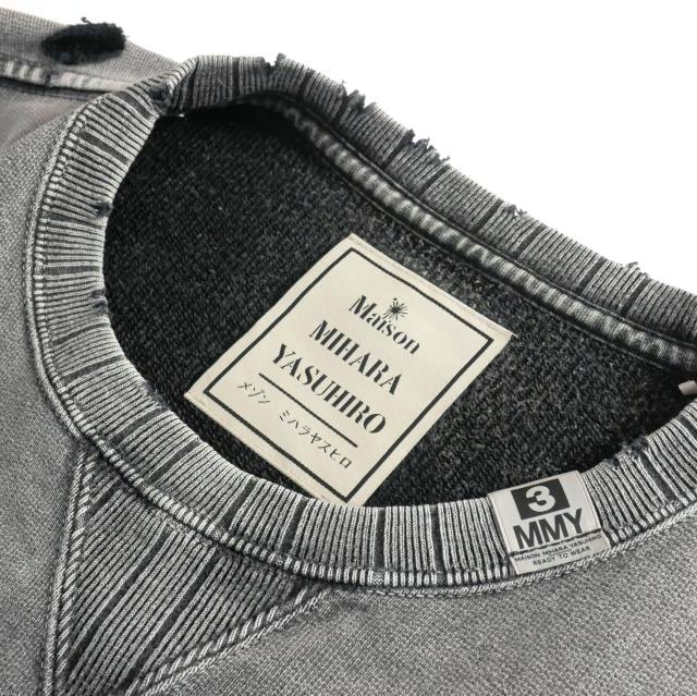 ミハラヤスヒロ MIHARA YASUHIRO 25AW EMBELLISHED BLEACHED