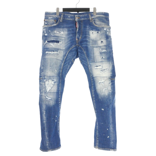 ディースクエアード DSQUARED2 24SS TIDY BIKER JEAN ダメージ加工 