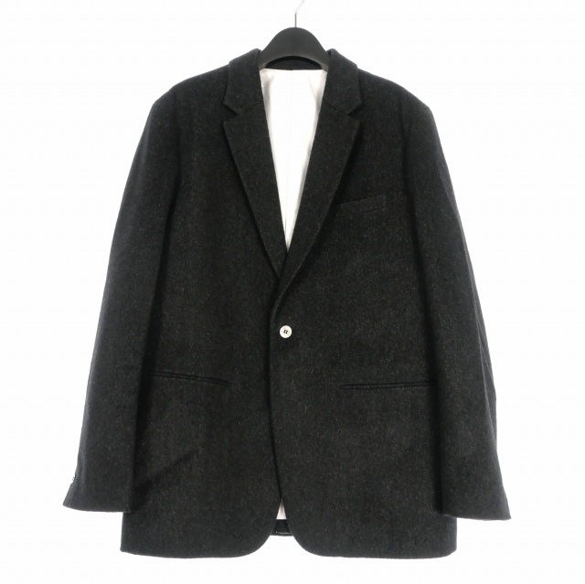 未使用品 オーバーコート OVERCOAT 23AW カシミヤ混ウールフランネル 