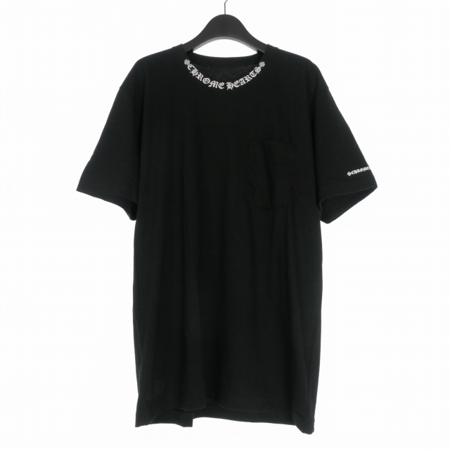 クロムハーツ CHROME HEARTS ネックロゴ ポケットTシャツ カットソー 