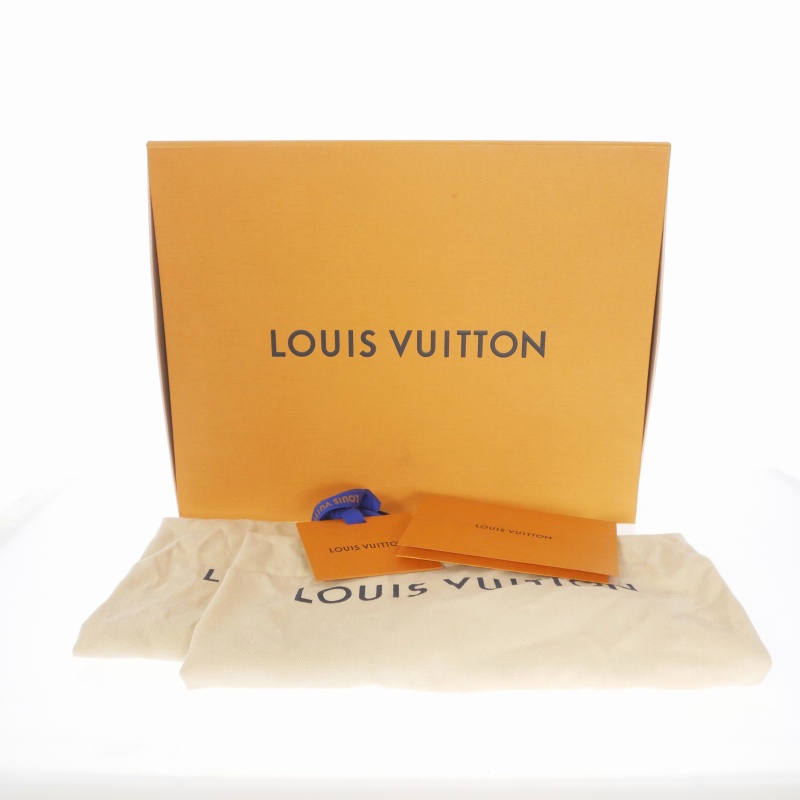 ルイヴィトン LOUIS VUITTON スケートライン メッシュ×レザー スニーカー 靴 7.5 ベージュ/ホワイト GO1202 メンズ