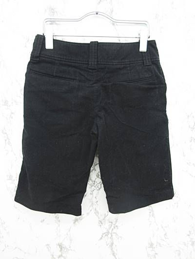ユニクロ UNIQLO ハーフパンツ 起毛 58 黒 ブラック 【中古