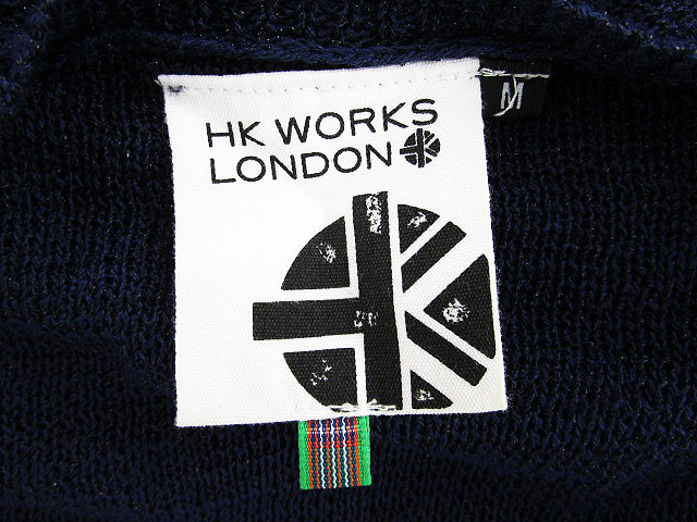 ヒロココシノ Hk Works London しまむら カットソー 無地 長袖 M 青 レディース 141 ベクトルパーク