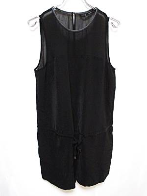 ザラ ZARA オールインワン ロンパース シースルー ショートパンツ 