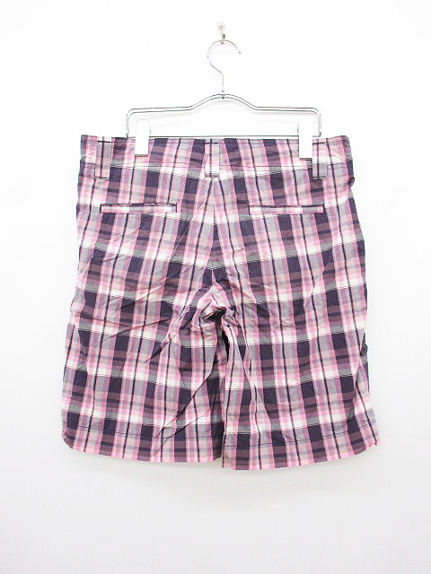 ユニクロ Uniqlo パンツ ハーフ ショート チェック W64 ピンク レディース 141 ベクトルパーク