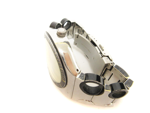 ディーゼル DIESEL 腕時計 DZ-4060 アナログ クオーツ シルバー 黄 