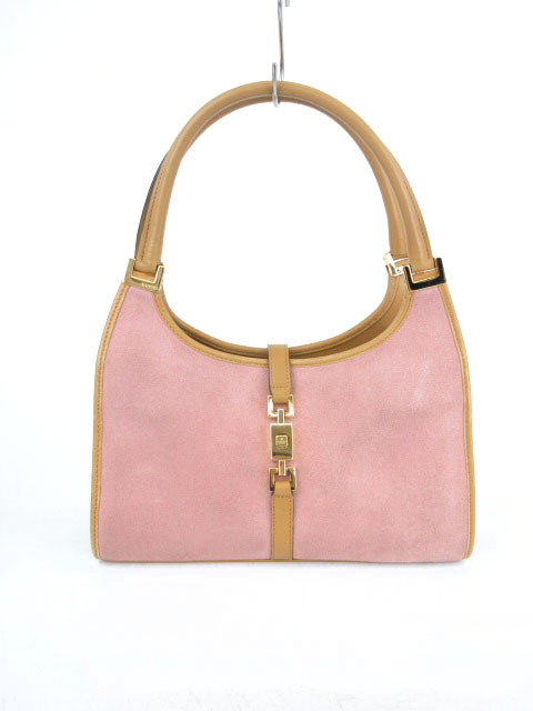 グッチ GUCCI バッグ ハンド ジャッキー スエード ピンク 002・1068 