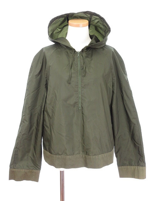 ミュウミュウ miumiu ジップアップナイロンパーカー M ボルドー 【216091_1】【99】 MIU MIU - miumiu ナイロンジャケット パーカーの通販 by プロフ確認