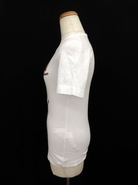 【未使用タグ付】 ドルチェ＆ガッバーナ トップス ホワイト/白 40/M ドルチェ&ガッバーナ ドルガバ DOLCE&GABBANA Tシャツ