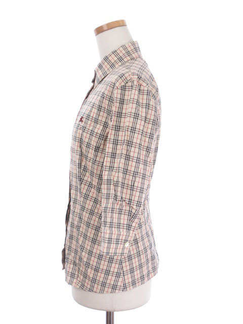 バーバリーブルーレーベル BURBERRY BLUE LABEL シャツ 七分袖 ノバ 