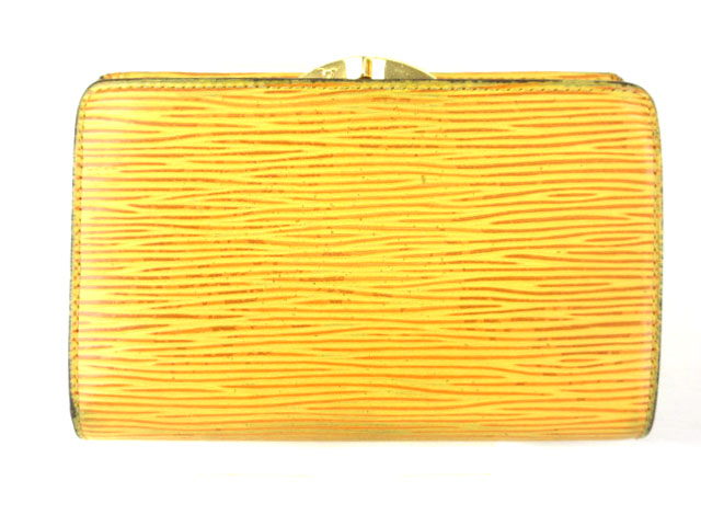 ルイヴィトン エピ ポルトモネビエ ヴィエノワ がま口 二つ折 財布 イエロー ルイヴィトン LOUIS VUITTON ポルトモネ ビエ ヴィエノワ エピ