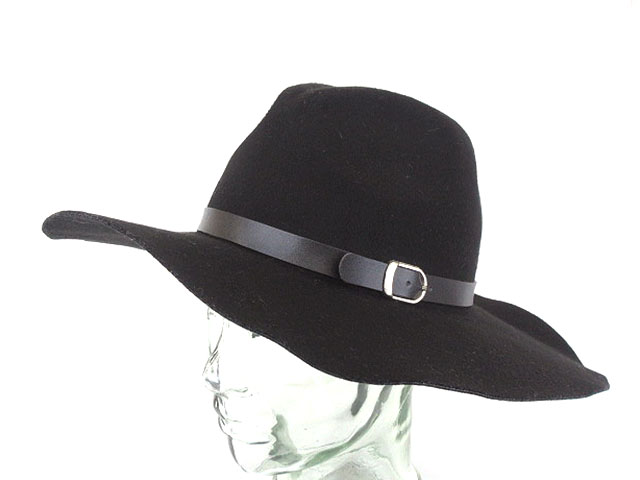 ナノユニバース Nano Universe The 1st Floor ハット 中折れ帽 黒 ブラック Ka15 レディース 141 ベクトルパーク