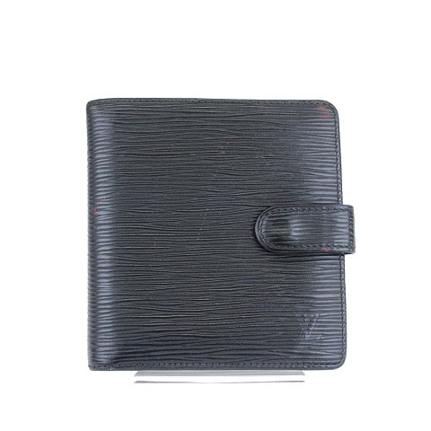 LOUIS VUITTON ルイヴィトン エピ 二つ折り財布 ブラック レディー