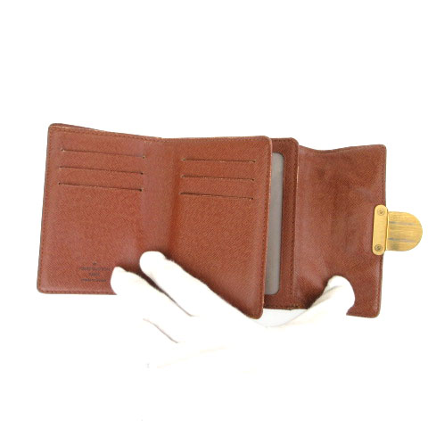 ヴィトン 財布 三つ折り ポルトフォイユ モノグラム コアラ ブラウン