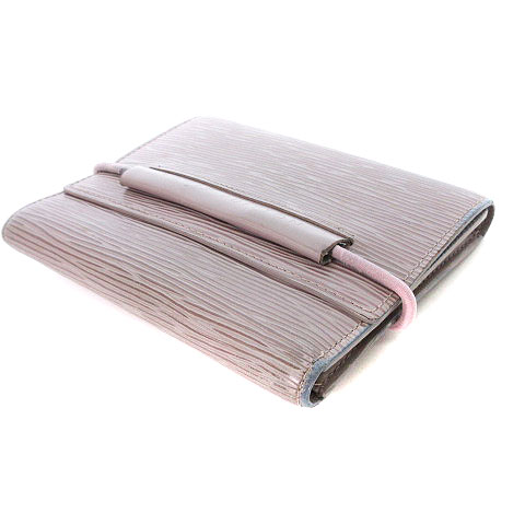 【美品】 ルイヴィトン エピ ポルトフォイユ・エラスティック 茶 三つ折り 財布 LOUIS VUITTON - 【本物保証】 超美品 ルイヴィトン LOUIS
