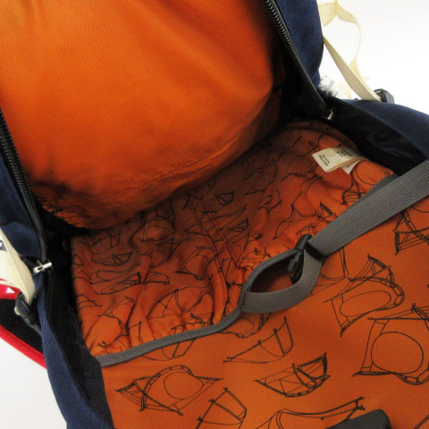 THE NORTH FAC 新品HOT SHOT リュック　紺色オレンジ色 THE NORTH FACE 【5%OFF】THE ザ・ノース・フェイス HOT SHOT