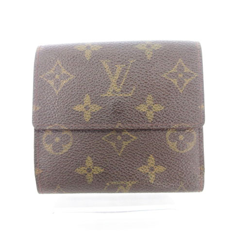 美品❣️ルイヴィトン モノグラム ポルトビエカルトクレディ 二つ折り財布 茶 branddepot-tokyo_t7592