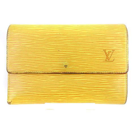 ルイヴィトン LOUIS VUITTON ポルト トレゾール エテュイ パピエ エピ  