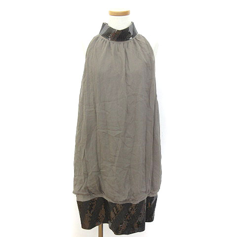 グレースオーナメントプリントレースノースリーブスカートセットアップ  