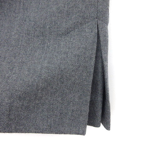 ペイトンプレイス PEYTON PLACE スカート タイト ミニ ウール 9 グレー  