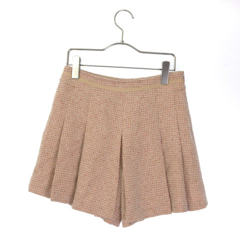 ファビュラス アンジェラ Fabulous Angela パンツ スカート キュロット ショート ツイード S ピンク S Kk0619 レディース 141 ベクトルパーク
