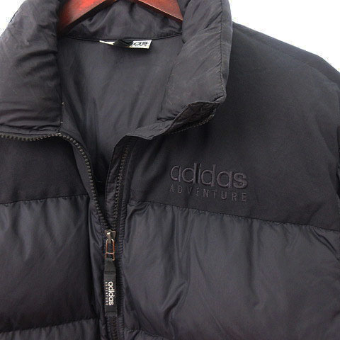 アディダス adidas ADVENTURE ジャケット ダウン M 黒 ブラック ☆S 