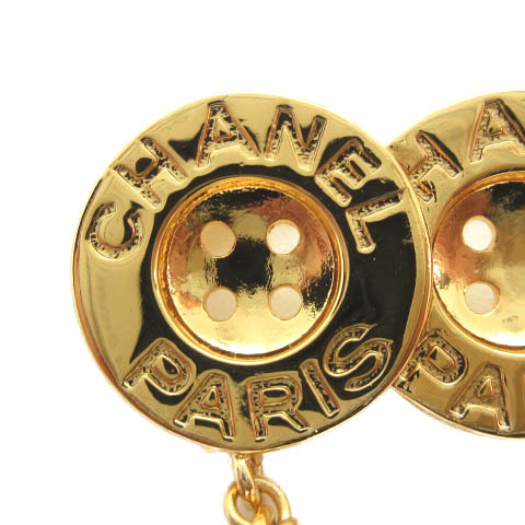 シャネル CHANEL ブローチ ピンブローチ ボタンモチーフ ココマーク CC 
