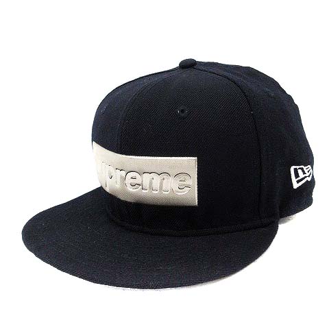 シュプリーム SUPREME 16SS Metallic Box Logo New Era 帽子 キャップ 