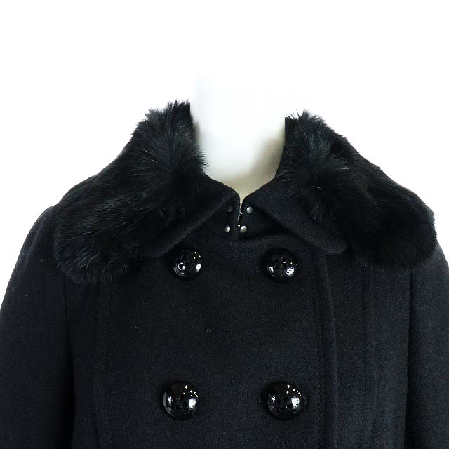 バーバリーブルーレーベル BURBERRY BLUE LABEL ロングコート ウール 