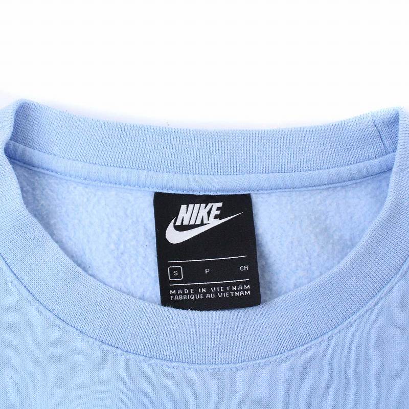 Nike 水色 スウェット NIKE（ナイキ） トレーナー スウェット NSW PHNX FLC CROP VNECK L/S