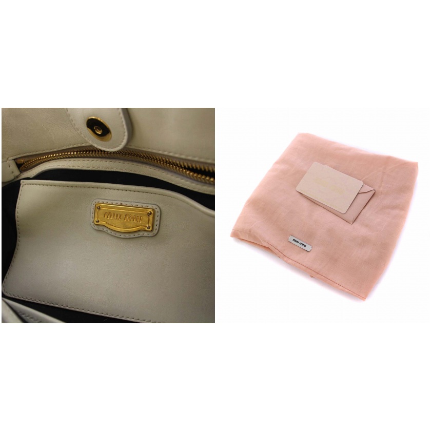 ミュウミュウ miumiu マテラッセ 2WAY ハンドバッグ トート