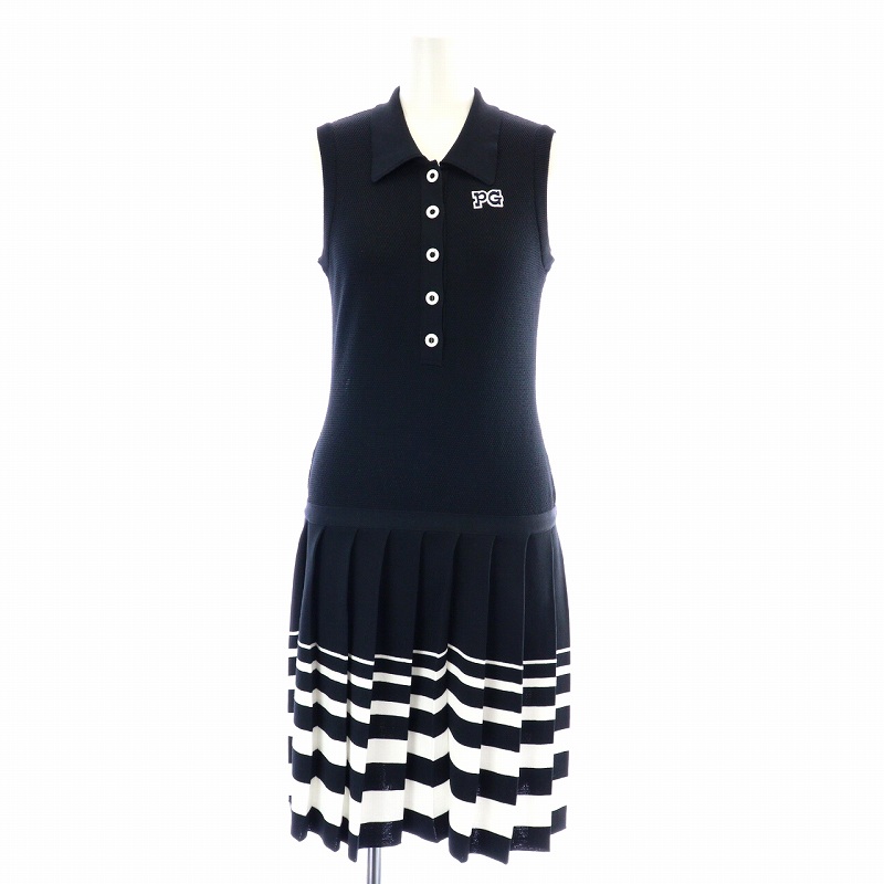 パーリーゲイツ PEARLY GATES ワンピース ゴルフウェア ノースリーブ  