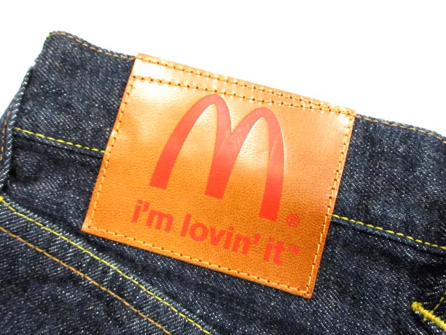 エヴィス EVISU マクドナルド マック コラボ 1437 パンツ デニム 