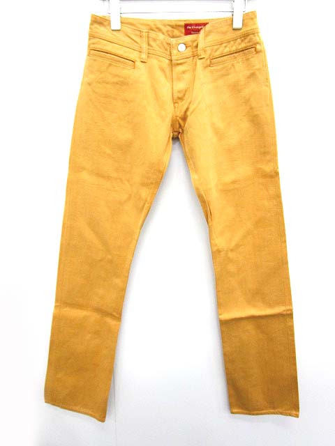 チェンジリング Chengring パンツ デニム ジーンズ ボタンフライ 33 ベージュ Ka113 レディース 142 ベクトルパーク