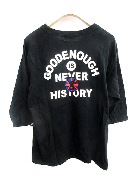 グッドイナフ GOODENOUGH Tシャツ カットソー ラグランスリーブ 七分袖 